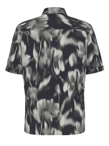 Strellson Hemd Casyn1 in der Farbe Grau Camouflage
