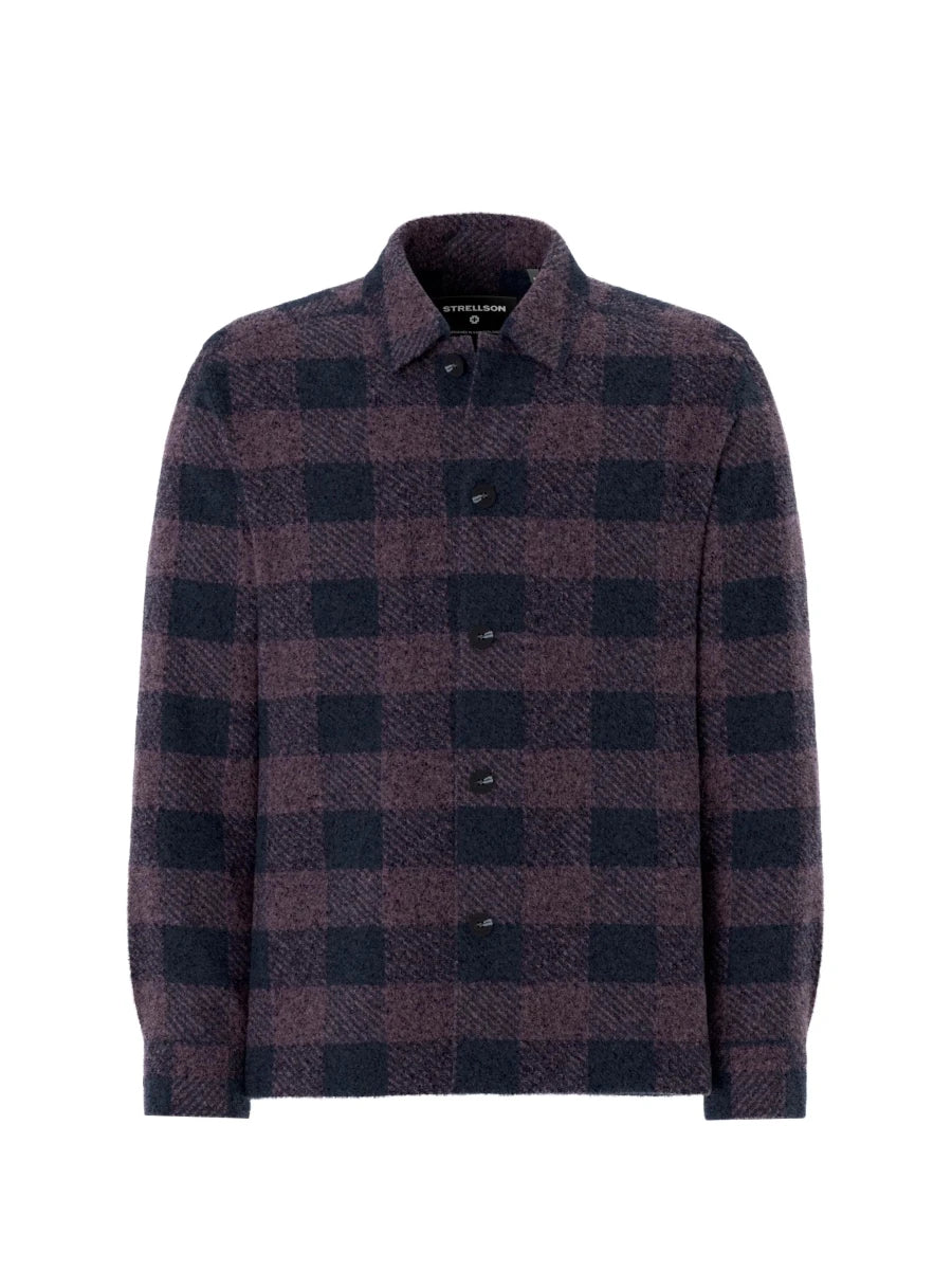 Strellson Hemd Norin Dark Purple
