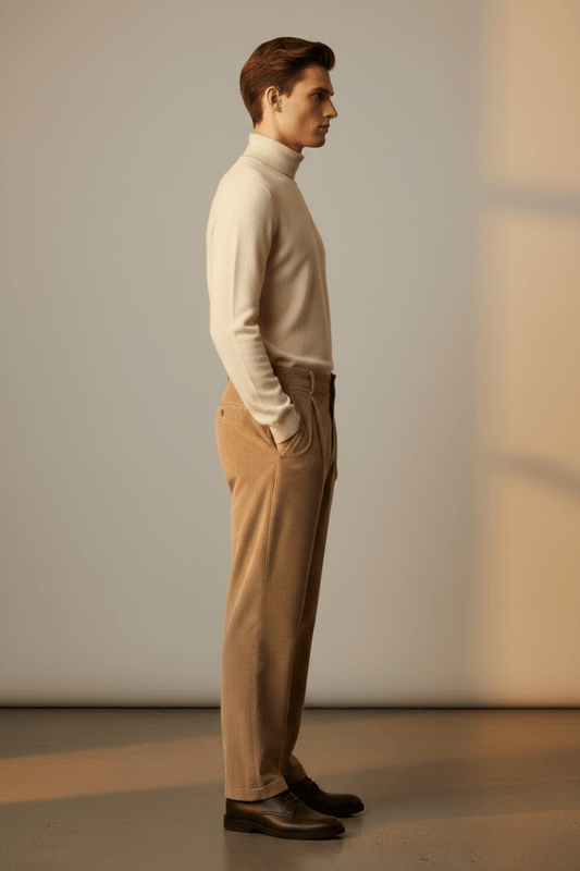 Strellson Herrenhose Lui-2V-D Hellbeige – Chino aus Baumwolle