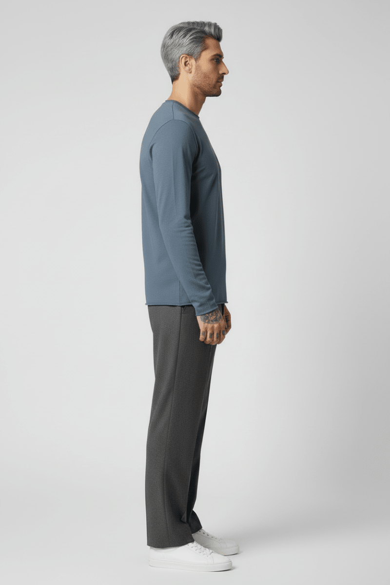 Strellson Langarmshirt Prospect - Ru in der Farbe Turquiose Aqua