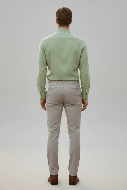 Strellson Leinenhemd Light Pastel Green