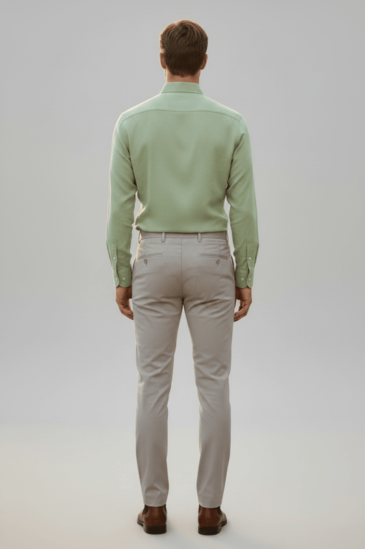 Strellson Leinenhemd Light Pastel Green