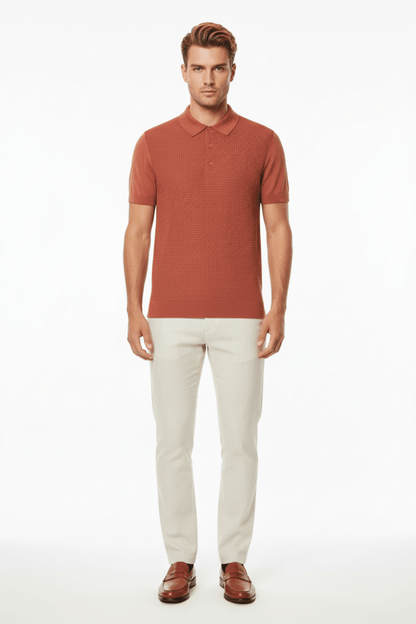 Strellson Poloshirt Adrian - PS in der Farbe Lt/Pastel Red 634