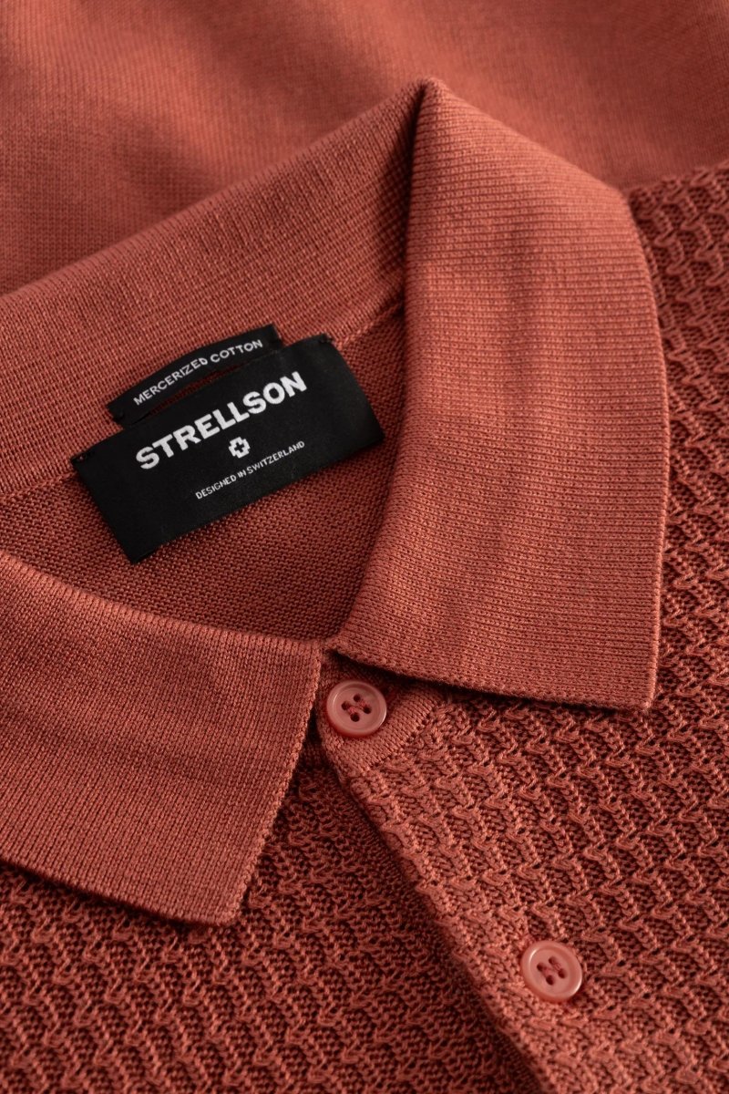 Strellson Poloshirt Adrian - PS in der Farbe Lt/Pastel Red 634