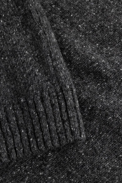 Strellson Strickpullover Doro-V Dunkelgrau – Herren Knitwear aus Wolle