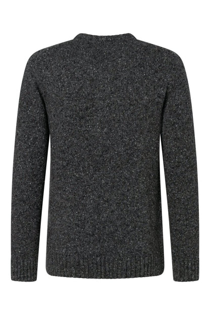 Strellson Strickpullover Doro-V Dunkelgrau – Herren Knitwear aus Wolle