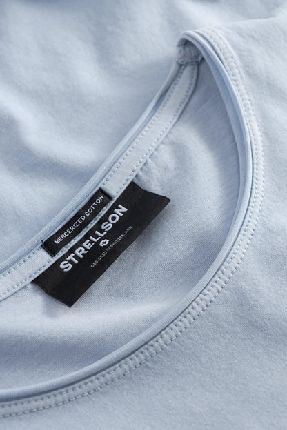 Strellson T-Shirt Philo-R in der Farbe Lt/Pastel Blue 458