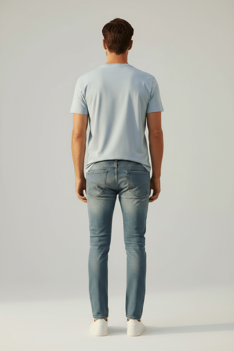 Strellson T-Shirt Philo-R in der Farbe Lt/Pastel Blue 458