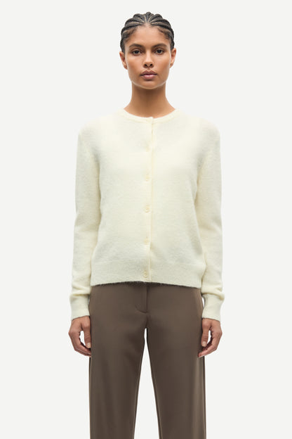 Samsoe Samsoe NOR SHORT CARDIGAN 7355 in der Farbe ETHEREAL GREEN