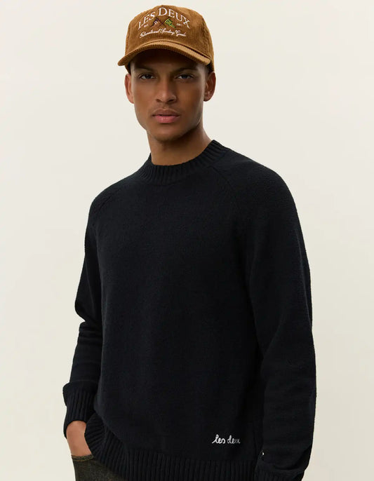 Les Deux Pullover Brad in der Farbe Black
