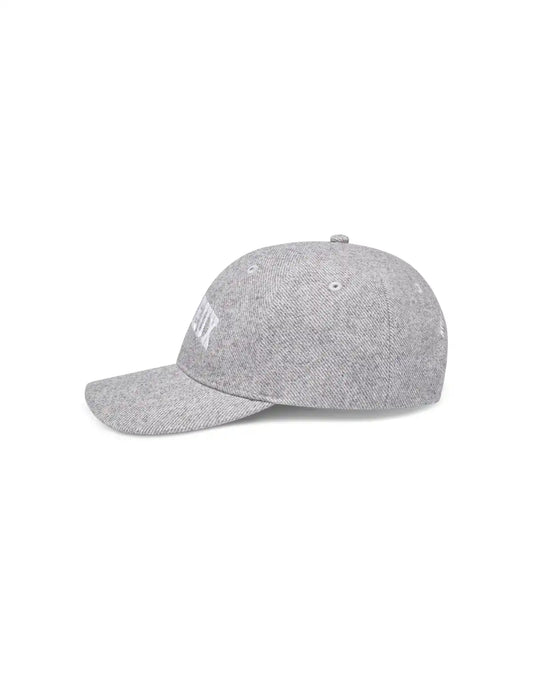 Les Deux Wool Baseball Cap in der Farbe Grey Melange