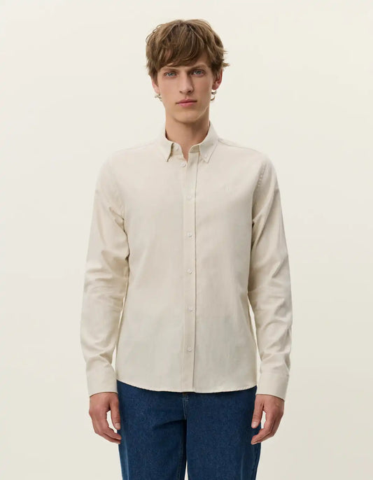 Les Deux Hemd Desert Reg in der Farbe Ivory