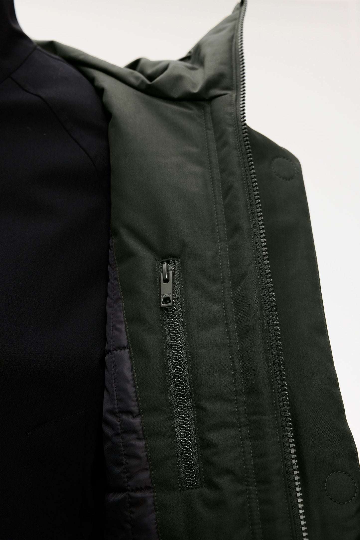 Elvine Herren Jacke Gunter Taslan 8K in Waldgrün
