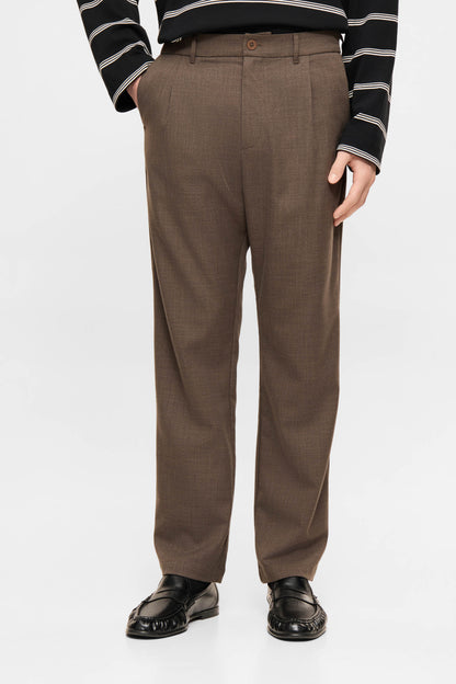Elvine Herren Hose Arnason TactileWeave in Braun Meliert