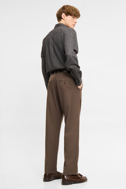 Elvine Herren Hose Arnason TactileWeave in Braun Meliert