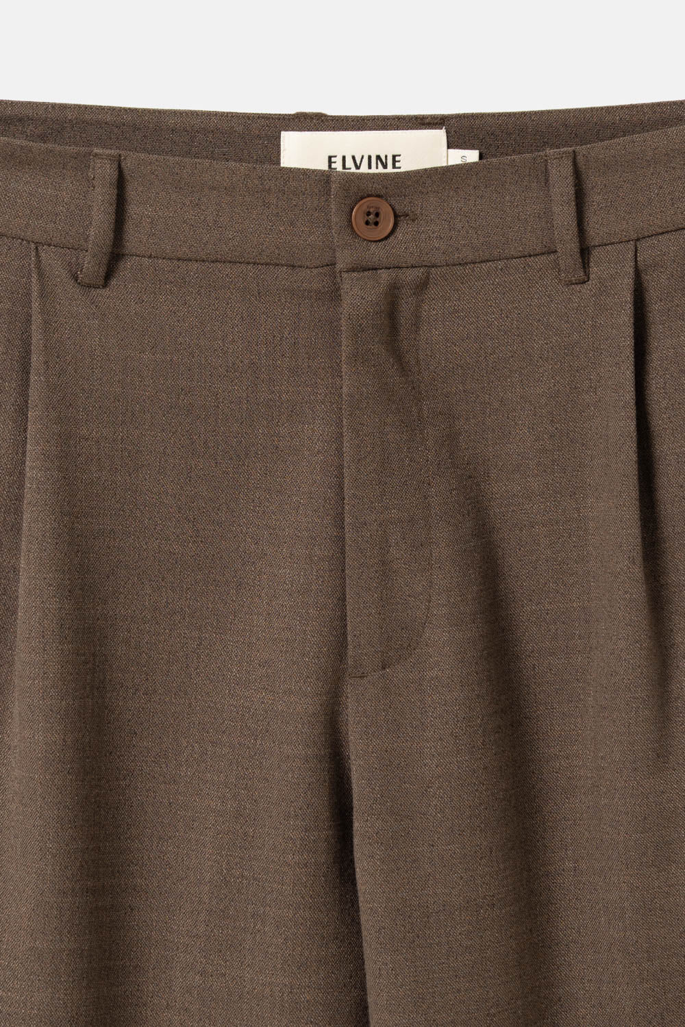 Elvine Herren Hose Arnason TactileWeave in Braun Meliert