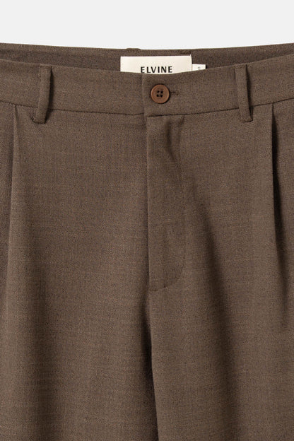 Elvine Herren Hose Arnason TactileWeave in Braun Meliert