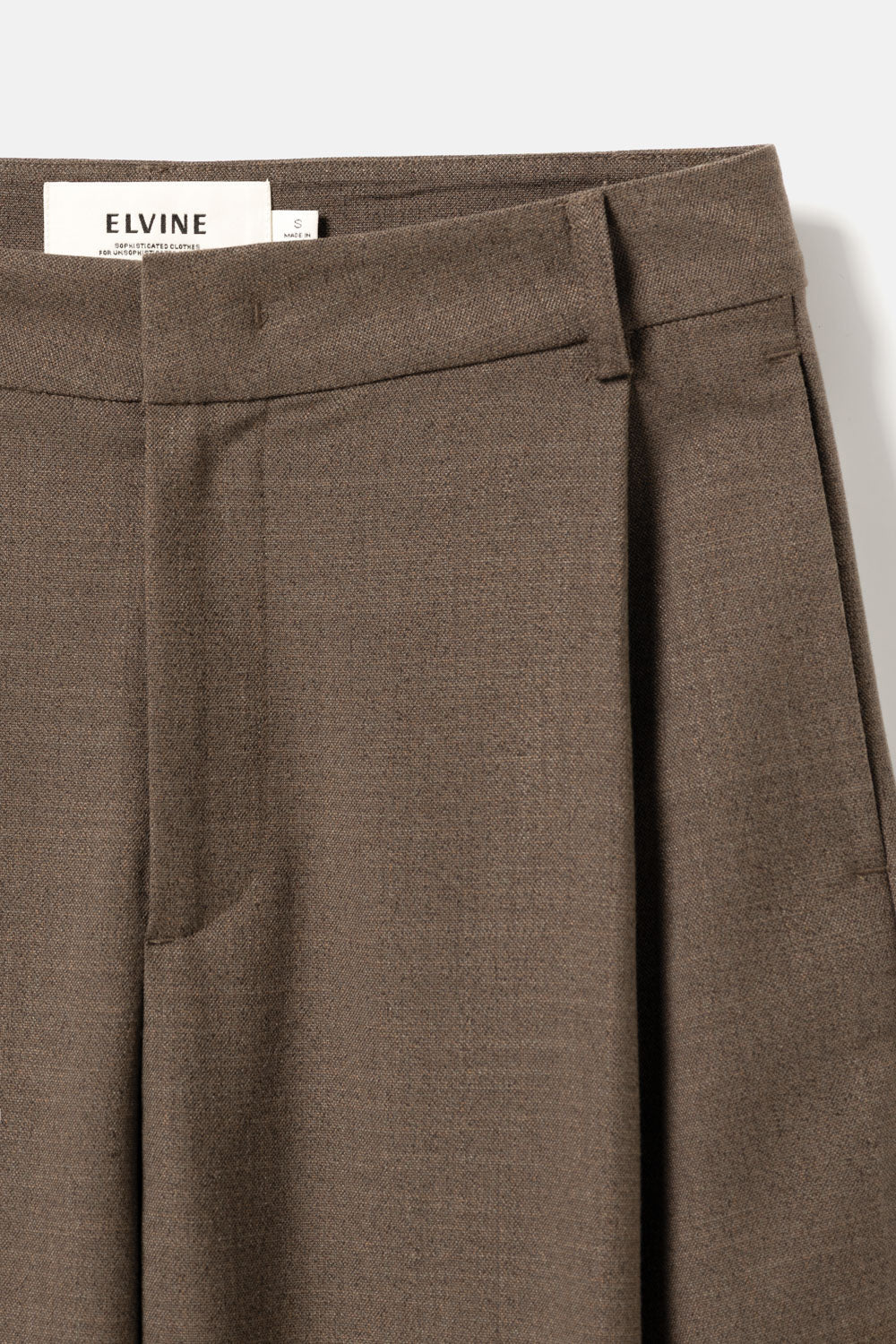 Elvine Damen Hose Admira TactileWeave in Braun Meliert