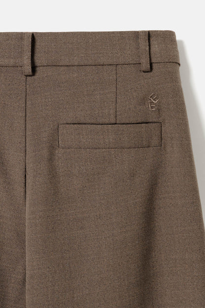 Elvine Damen Hose Admira TactileWeave in Braun Meliert