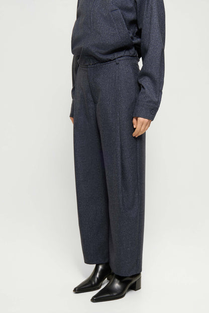 Elvine Damen Hose Admira TactileWeave in Navy Meliert