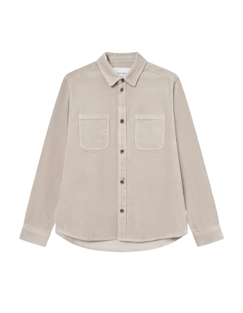Les Deux Overshirt Kody Corduroy in der Farbe Light Sand