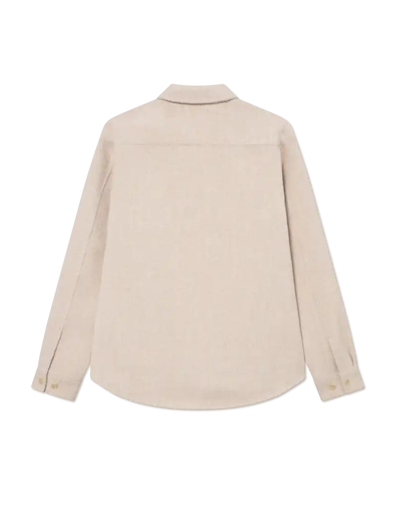 Les Deux Jacke Lennon Bouclè Overshirt in der Farbe Ivory