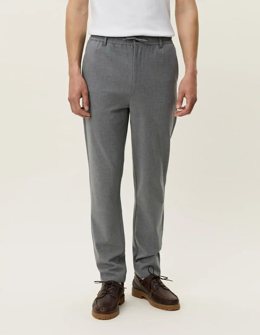 Les Deux Como Tapered Texture Hose Grey Melange 320