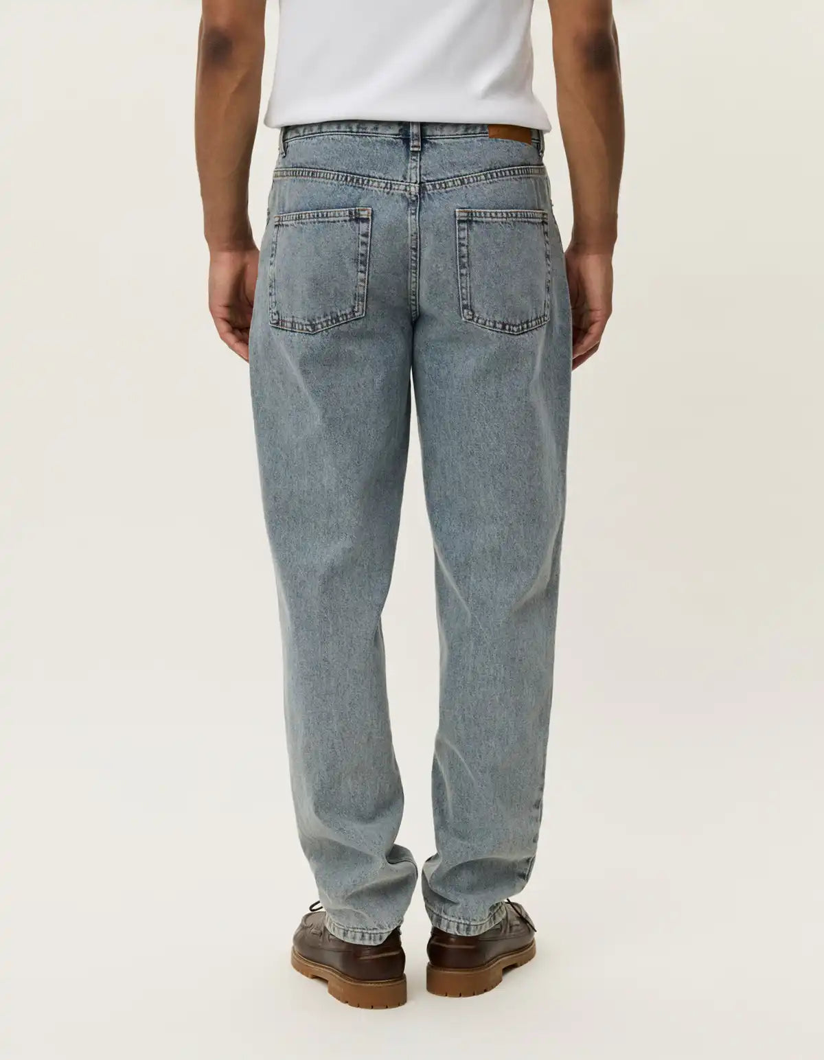 Les Deux Ryder Washed Denim Jeans Light Indigo Wash 458