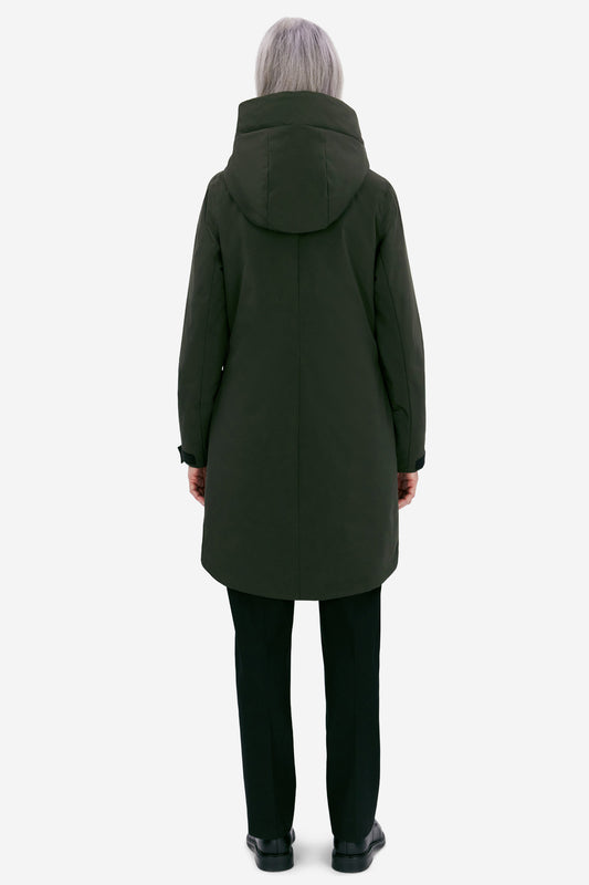 Elvine Damenmantel Eline in der Farbe Shelter Green