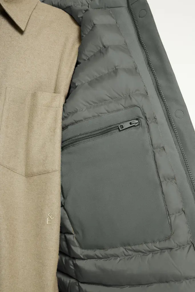 Elvine Herrenmantel Vhinner in der Farbe Hunter Green