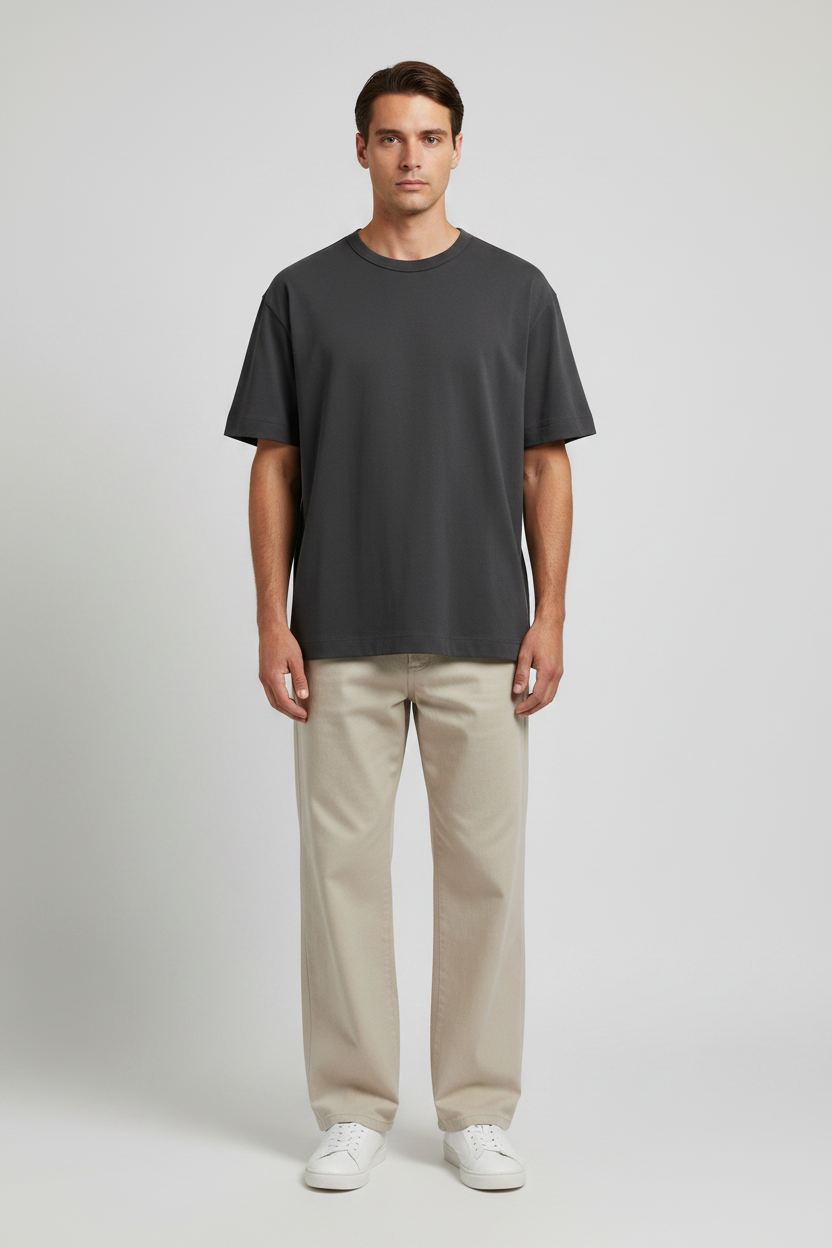 Elvine Herren T-Shirt Hadar in Asphalt