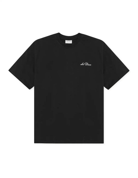 Les Deux T-Shirt Crew in der Farbe Black/White