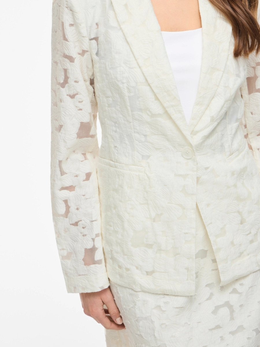 Vila Blazer Snow White Vianvo Langarm Blazer/Bfs