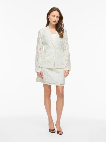 Vila Blazer Snow White Vianvo Langarm Blazer/Bfs