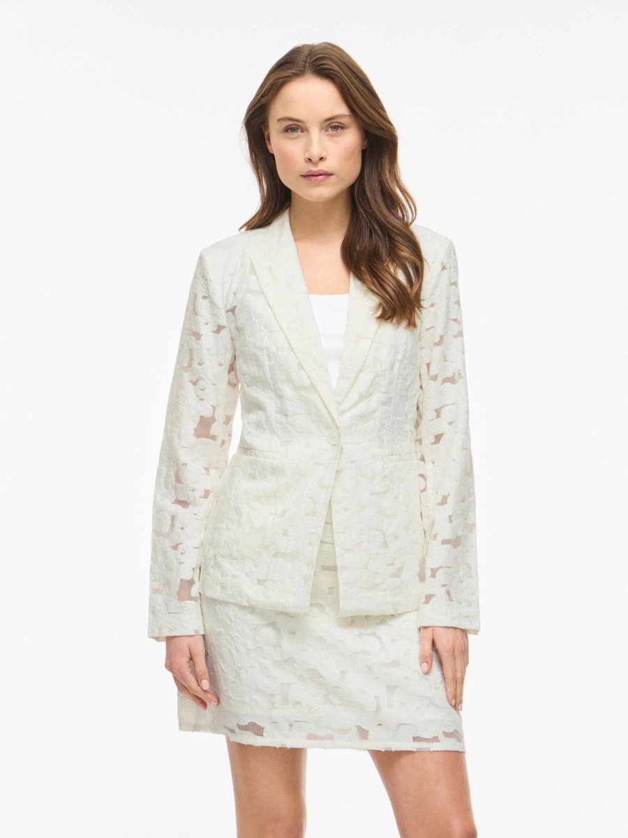 Vila Blazer Snow White Vianvo Langarm Blazer/Bfs