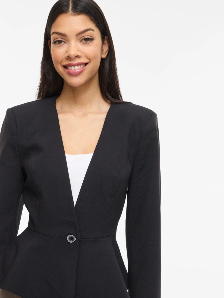 Vila Blazer Vissential in der Farbe Black Beauty