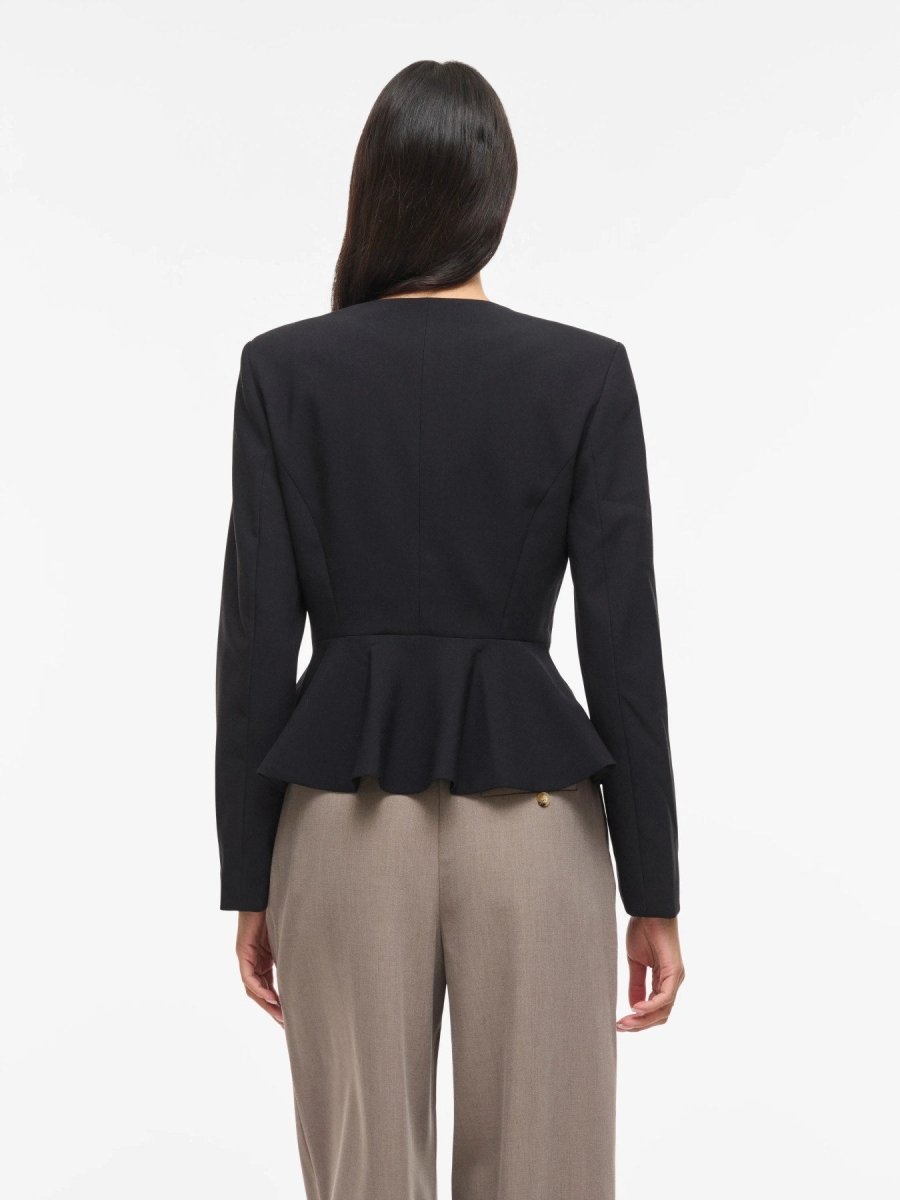 Vila Blazer Vissential in der Farbe Black Beauty