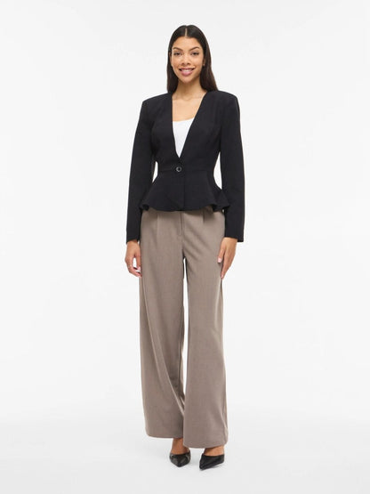 Vila Blazer Vissential in der Farbe Black Beauty