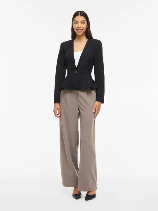 Vila Blazer Vissential in der Farbe Black Beauty