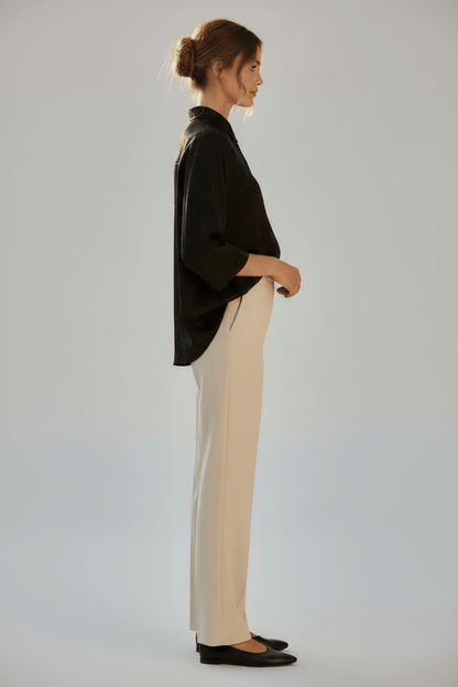 Vila Bluse Visalina in der Farbe Black Beauty