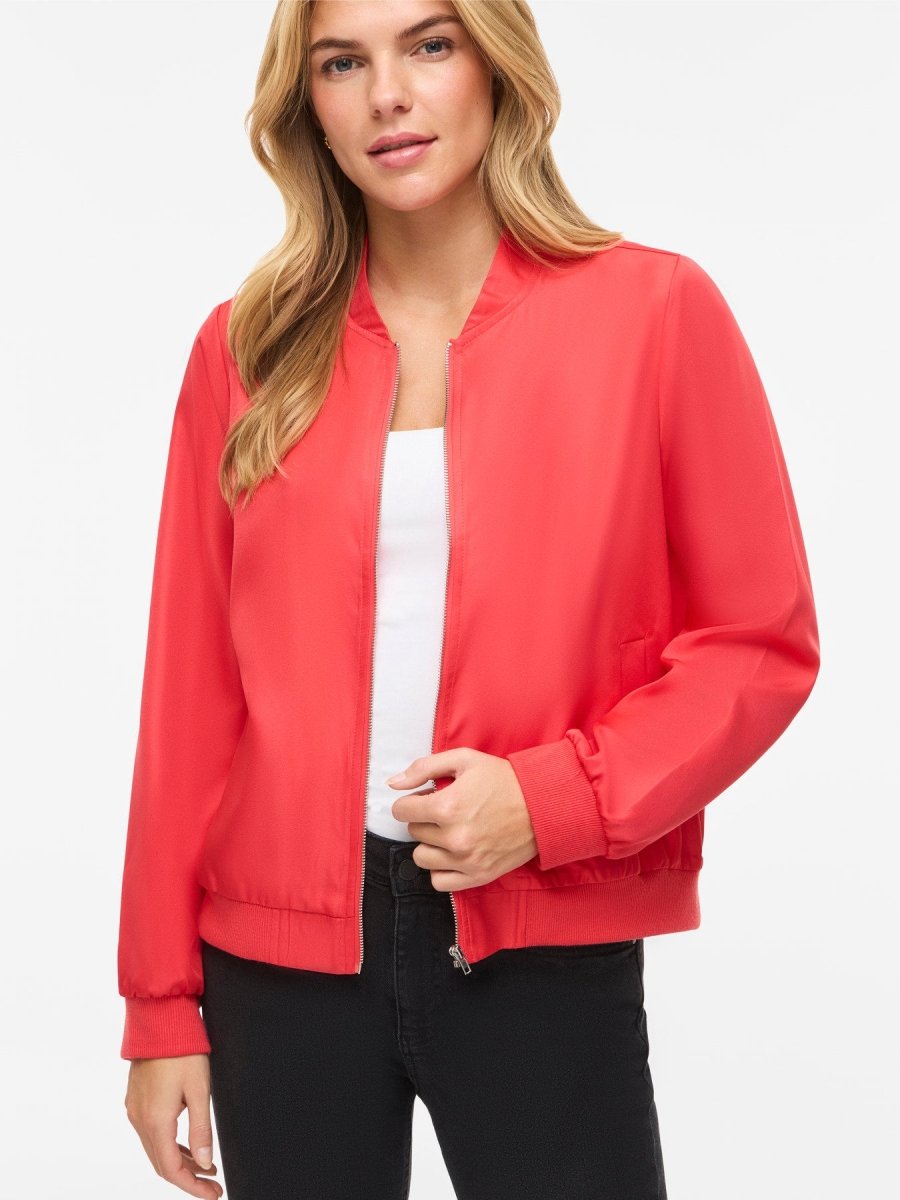 Vila Bomberjacke in dere Farbe Hibiscus