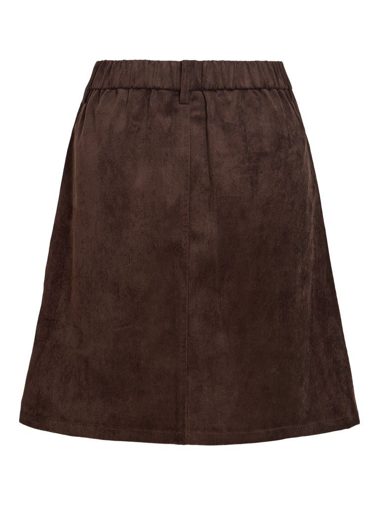 Vila Cord Rock A-Linie Courdie in Coffee Bean