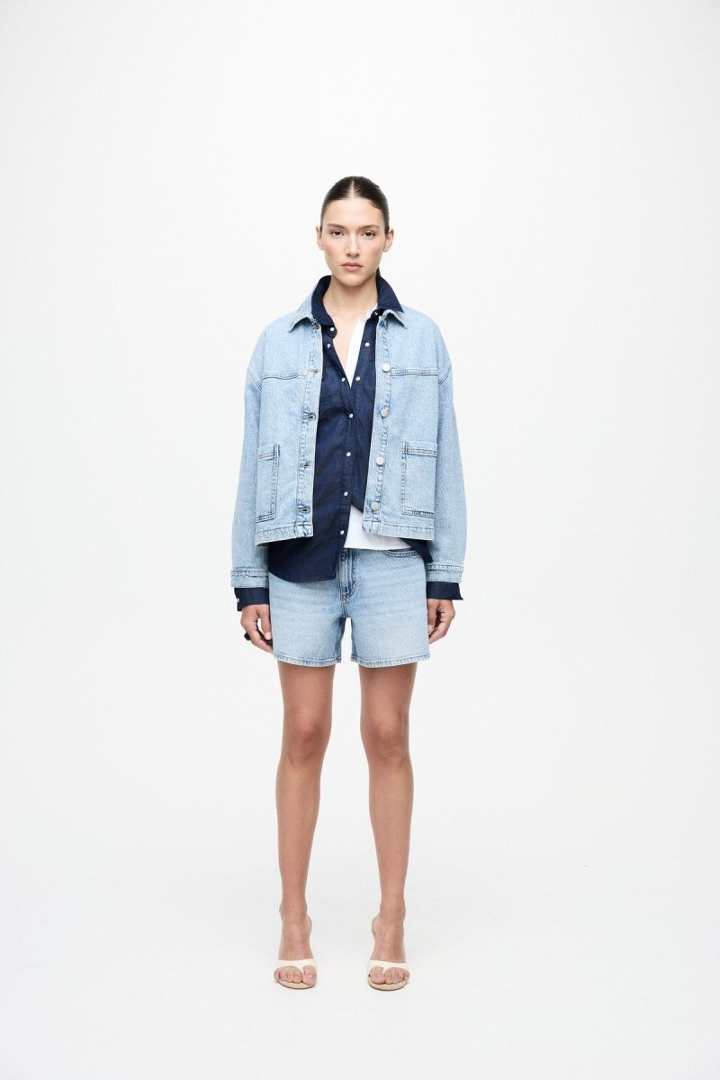 Vila Denim Jacket Vijaf in der Farbe Light Blue Denim