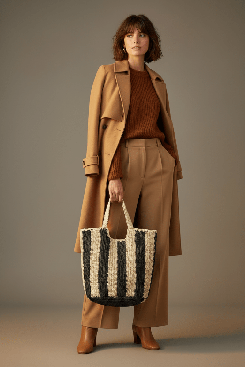 Vila Handtasche Visallie Totebag - Black Beauty BIRCH