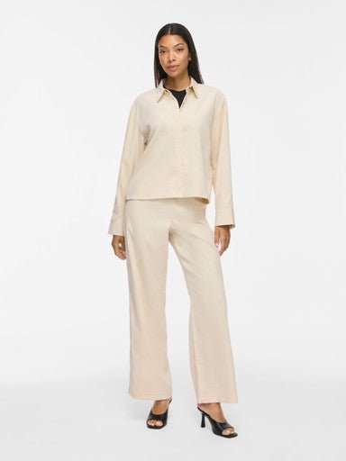 Vila Hemd L/S Shirt - Noos in Birch