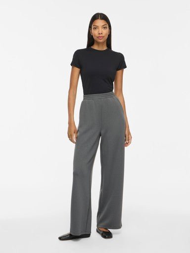 Vila Hose High-Waist Weite Balsam Green