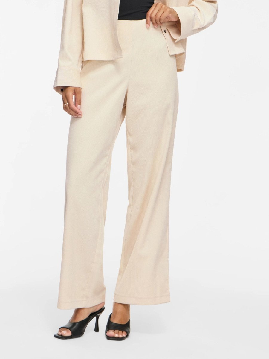 Vila Hose Hw Pants in Birch