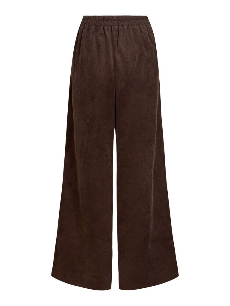 Vila Hose Hw Pants in Coffee Bean