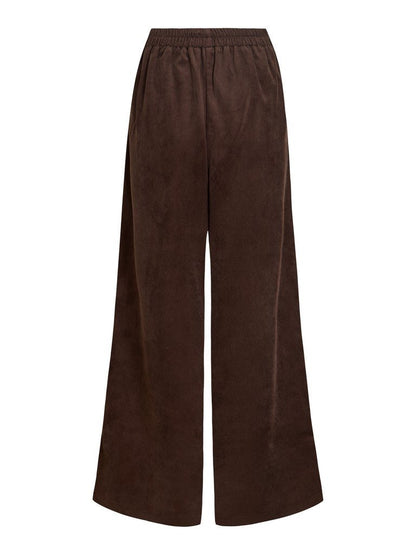 Vila Hose Hw Pants in Coffee Bean