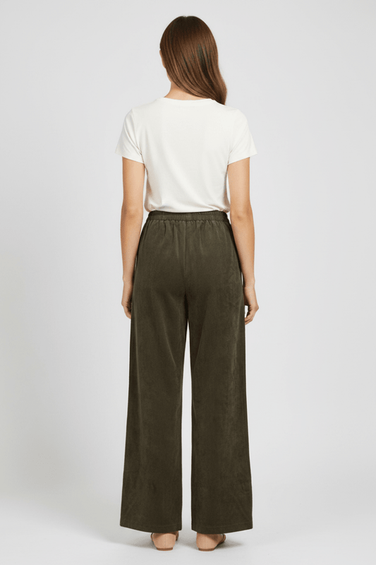 Vila Hose Hw Pants in Forest Night
